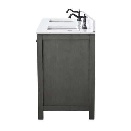 Mercury Row® Atencio 72'' Freestanding Double Bathroom Vanity with